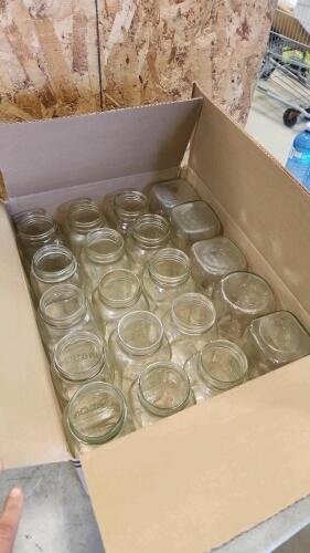 1 Quart mason snap lid jars