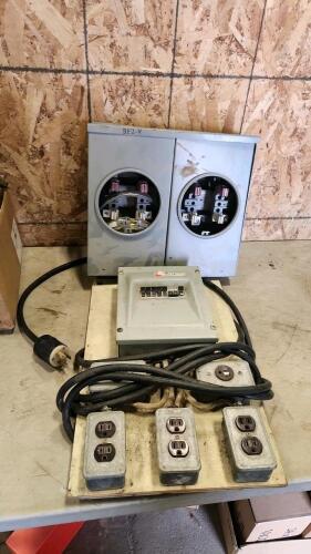 Breaker panel & meter base
