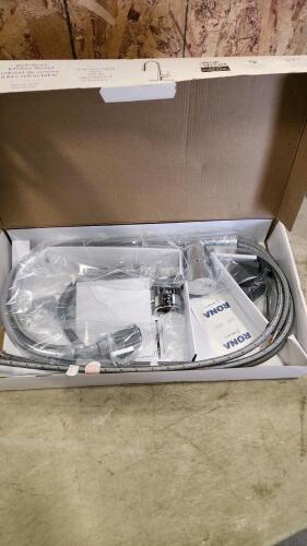 Unused Chrome kitchen faucet