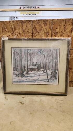 Signed & numbered print by Frank Panabaker