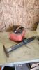 Boat gas tank, trailer jack