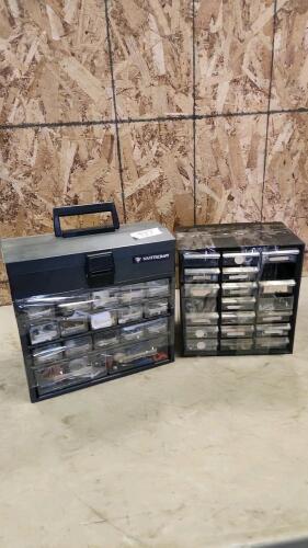 Hardware organizers with contents