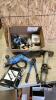 Hammer drill, trailer jack, bolt cutters, etc.