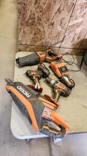 18V Ridgid power tools