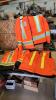 Large hi-vis coats and vest