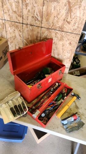 Toolbox with contents