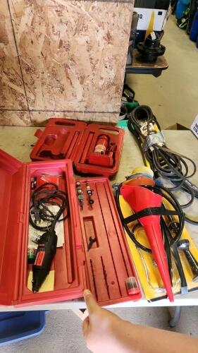 2ton Jack, multitool w accessories, etc.