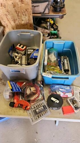 Assorted tools, etc.
