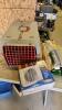 Tile cutter, pet carrier, fan