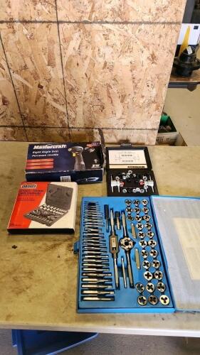 Tap & die set, various tools