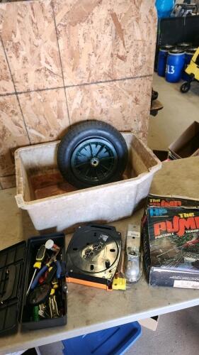 Ext cord, assorted tools, etc.