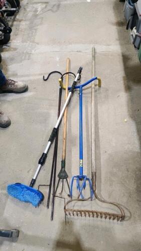 Lawn & garden tools, etc.