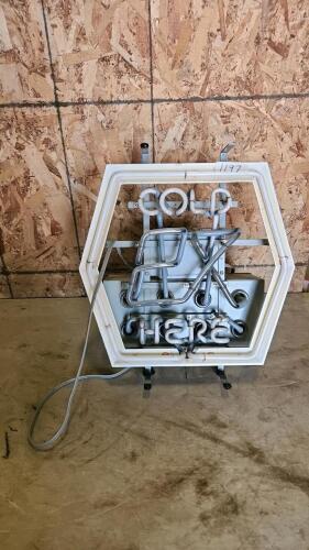 Neon beer sign