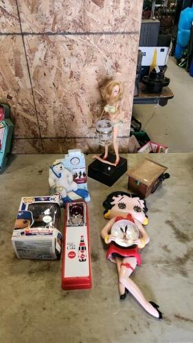 Betty boop, Coca-Cola, etc.