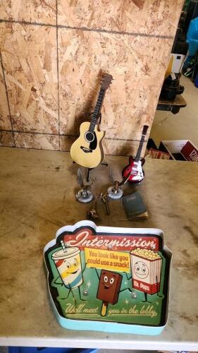 Coin bank, metal art, sign etc.