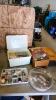 Sewing boxes w contents