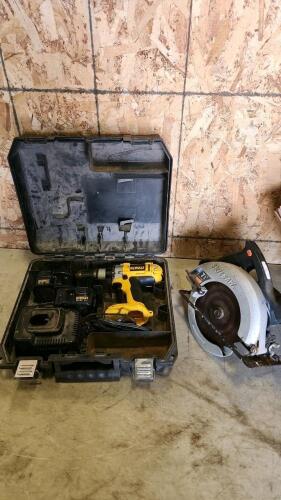 Dewalt 14v drill & skilsaw