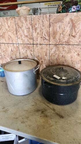 2 Large canning kettles