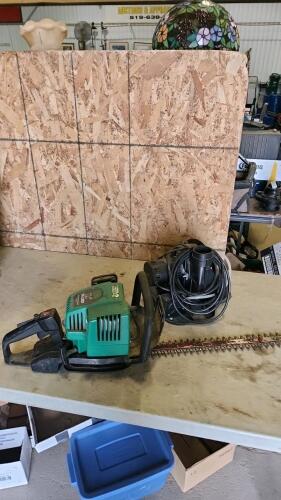 Sump pump, hedge trimmer as is