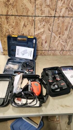 Bosch screwdriver, multi tool, sander