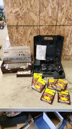 18V drill, 3/8" staples, multitool bits