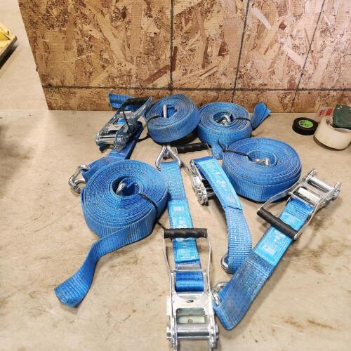 4- 2" Ratchet straps