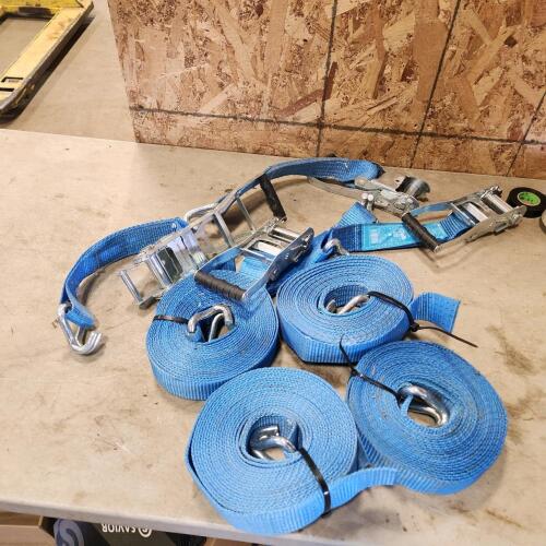 4- 2" Ratchet straps