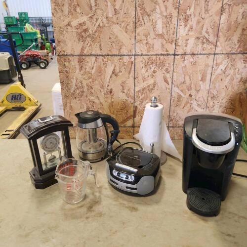Keurig, kettle, radio, etc.