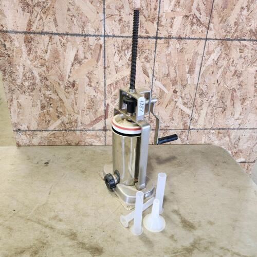Sausage stuffer 5"W 8"H