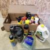 Part jugs of automotive fluids