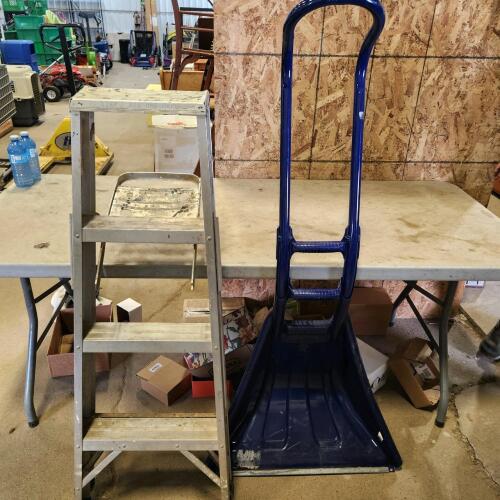 Snow scope, 4' step ladder