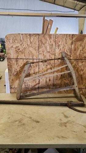 Cant hook, buck saw