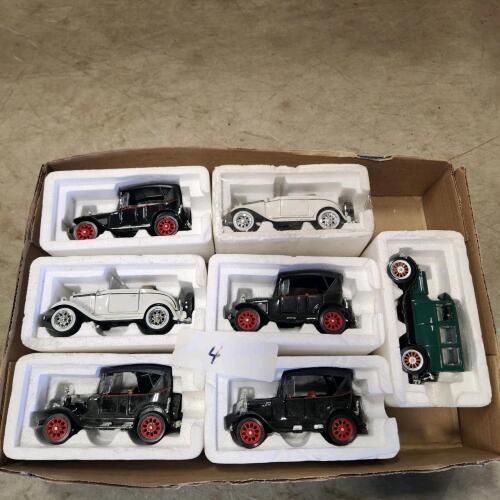 Vintage diecast automobiles