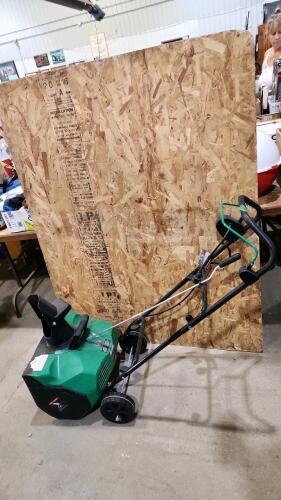 18" Electric snow thrower