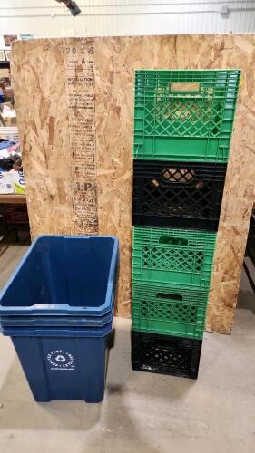 Milk crates & tubs