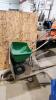 Wheelbarrow, fertilizer spreader