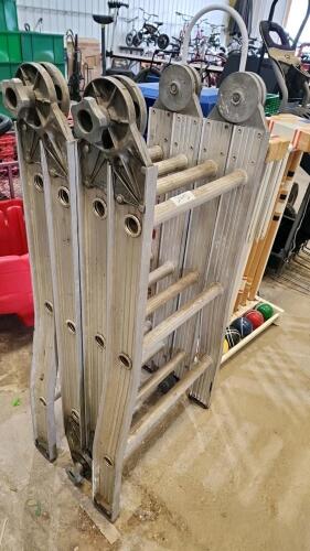 Multi function alum ladder