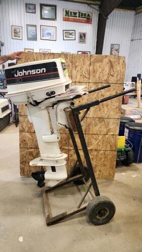 30 Hp Johnson outboard motor untested as is
