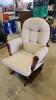 Gliding rocking chair