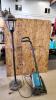 Reel mower, floor lamp