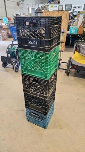 5 Milk crates
