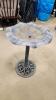 Plastic bird bath