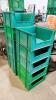 11 Stacking plastic bins 14"x14"7"D