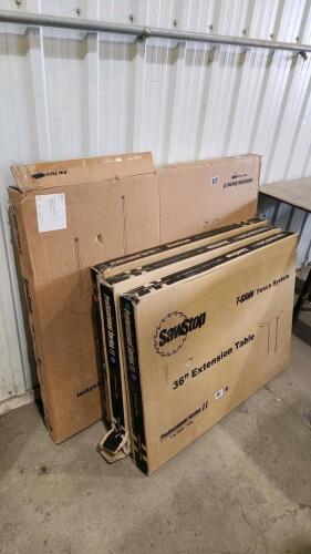 4- 36" Table saw extensions