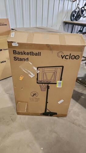 Free standing basketball net