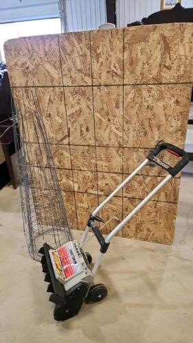 Tomato cages, snow thrower