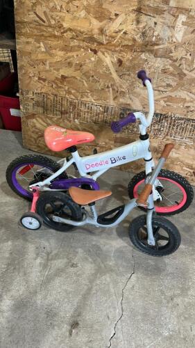 Balance bike, 12" kids bike