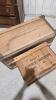 2 Wooden crates 31"x21", 21"x16" - 2