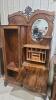 Antique desk/curio cabinet - 2