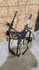 Trunk mounted 3 bike rack